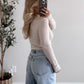 Classic Scoop Neck Long Sleeve / Oatmeal