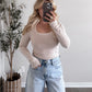 Classic Scoop Neck Long Sleeve / Oatmeal