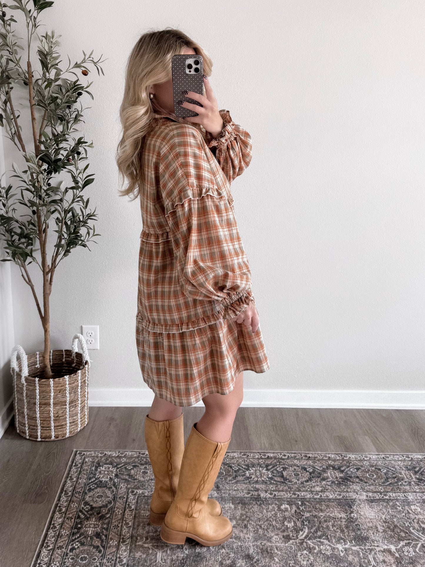 Pumpkin Patch Babydoll Dress (Restocking Soon)
