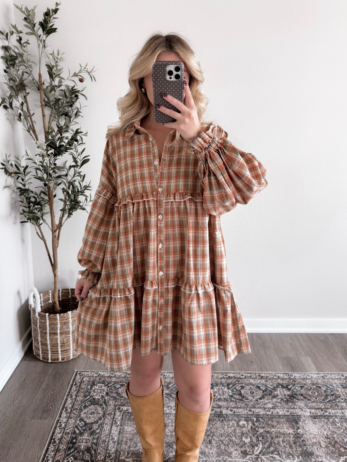 Pumpkin Patch Babydoll Dress (Restocking Soon)