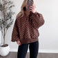 Chocolate Chip Polka Dot Pullover