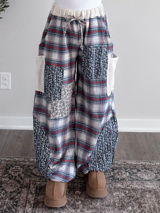 Cozy Plaid Club Jogger