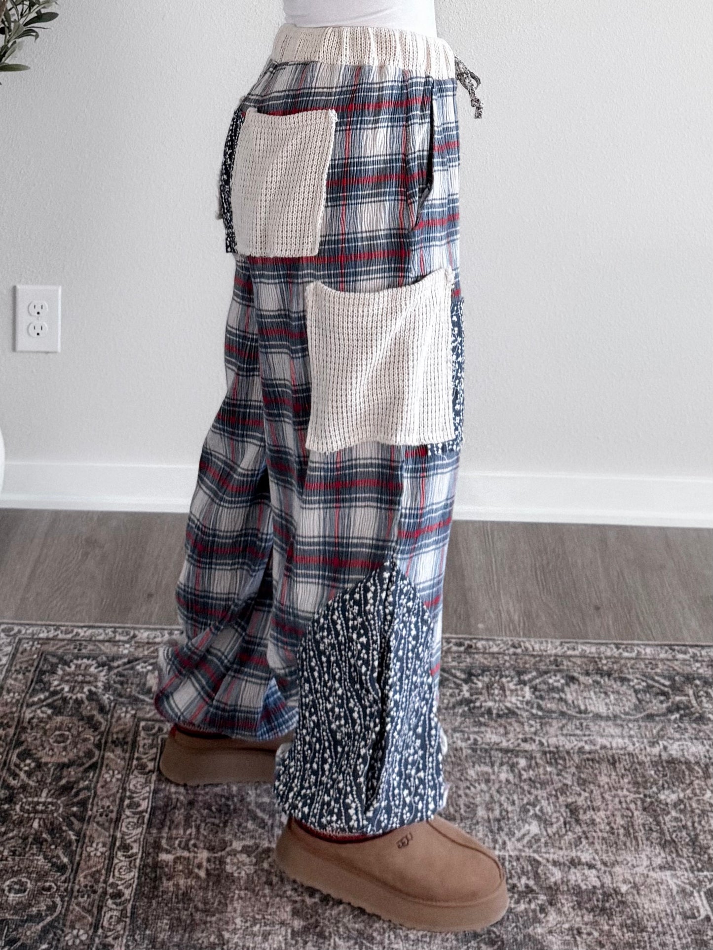 Cozy Plaid Club Jogger