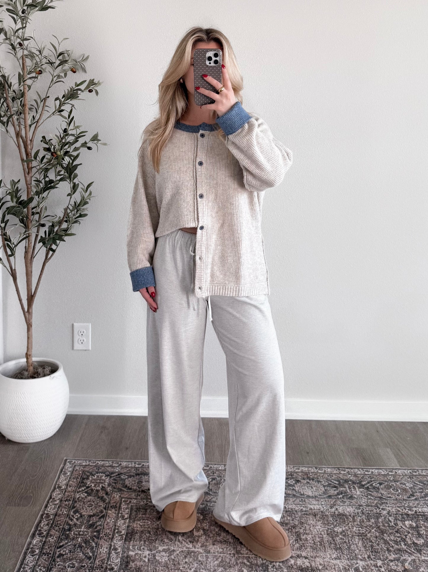 Homebody Striped Lounge Pant