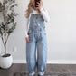 Outlook Denim Barrel Overalls / Light Wash
