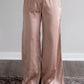 Élan Satin Wide Leg Pant / Neutral Final Sale