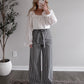Harper Gingham Wide Leg Pant