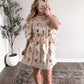 Botanical Floral Lace Dress / Final Sale