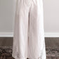 Sun Affair Linen Wide Leg Pant / White