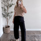 Outlined Knit Sweater / Natural (est ship date 5.27)