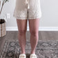 Sand Crochet Shorts / Natural