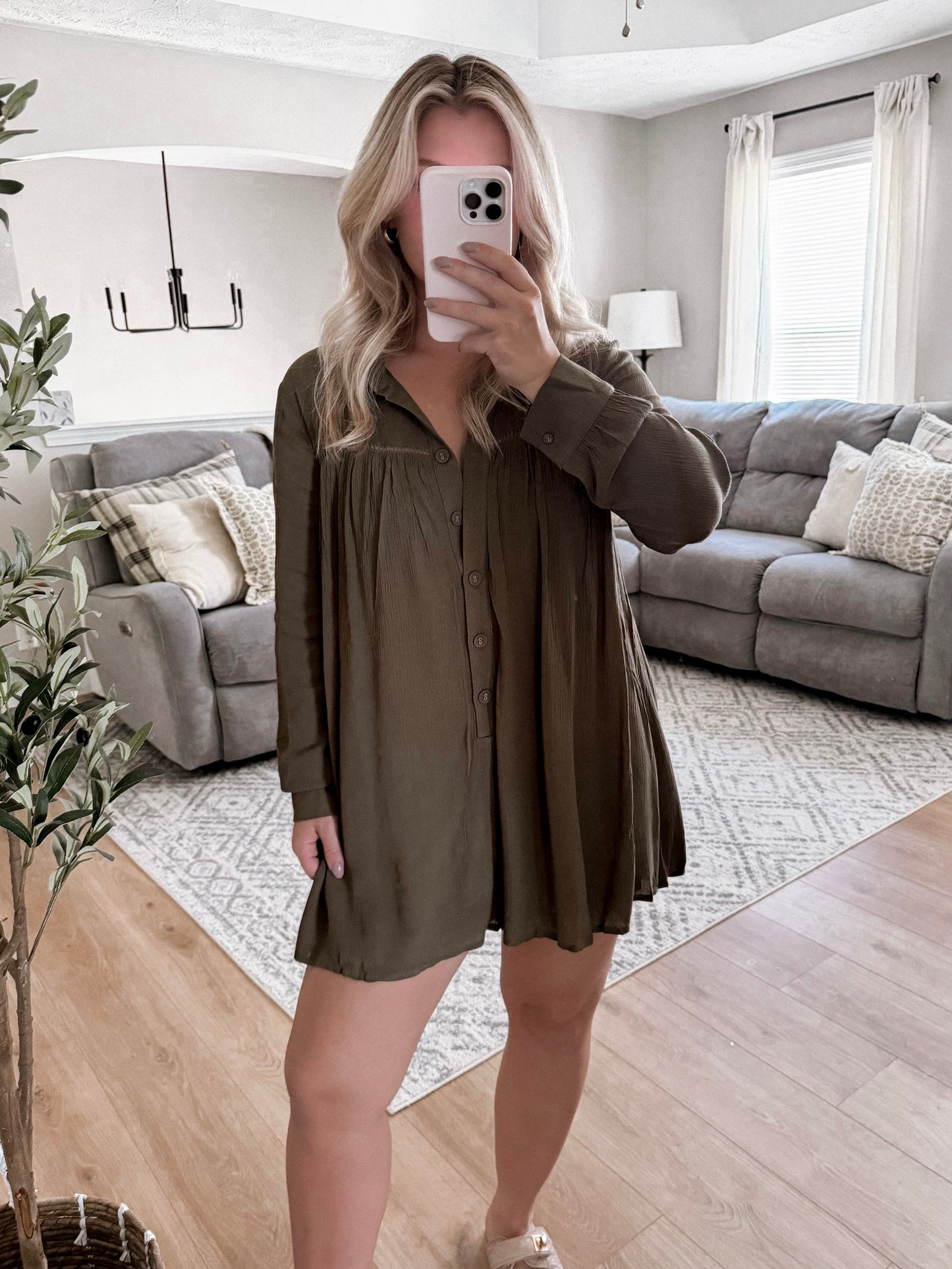 Haleigh Button Down Romper Final Sale