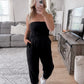 Daily Fit Lounge Strapless Jumpsuit Final Sale