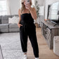 Daily Fit Lounge Strapless Jumpsuit Final Sale