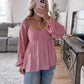 Graceful Mauve Babydoll Top Final Sale