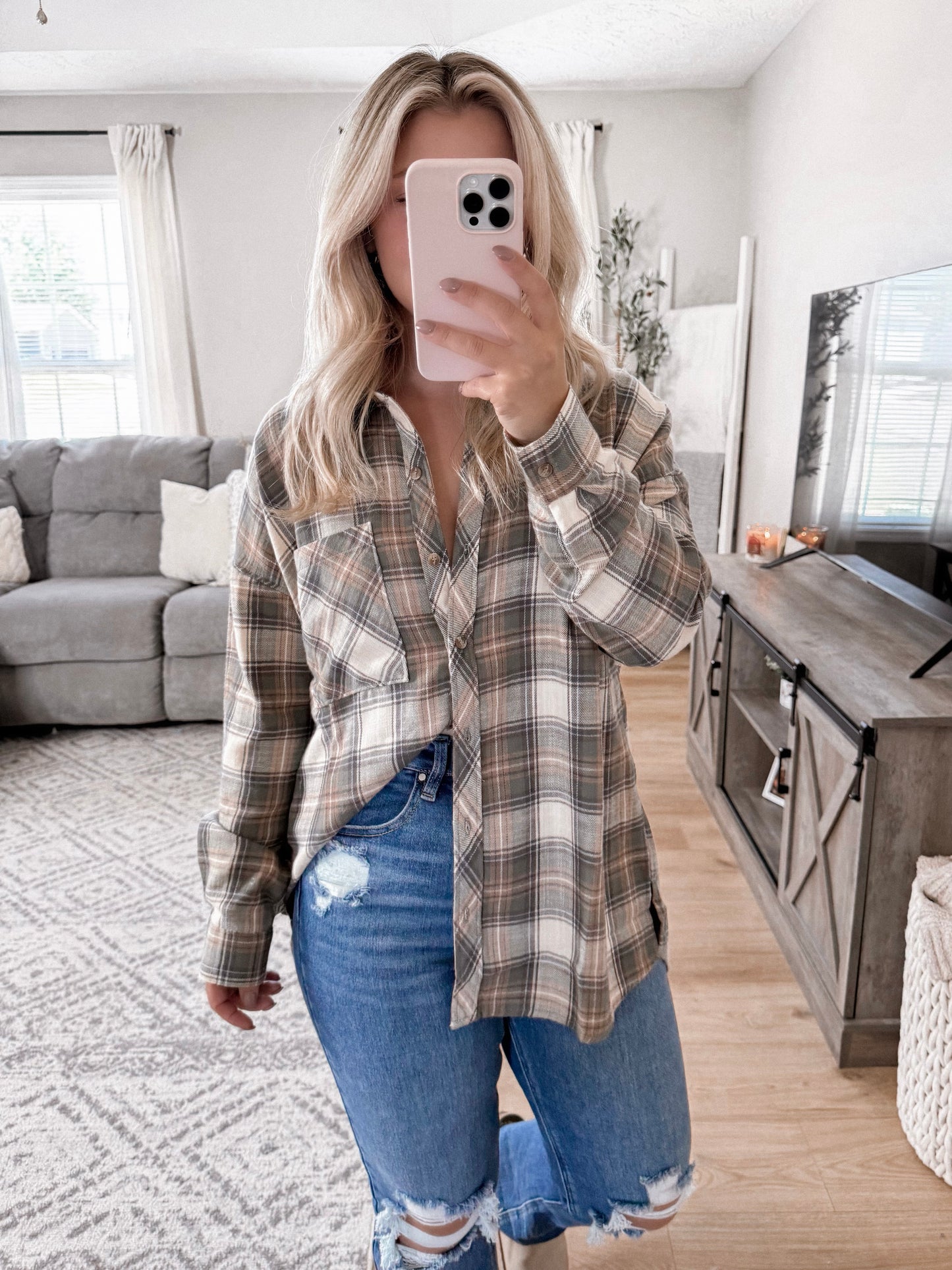 In The Woods Flannel Button Down