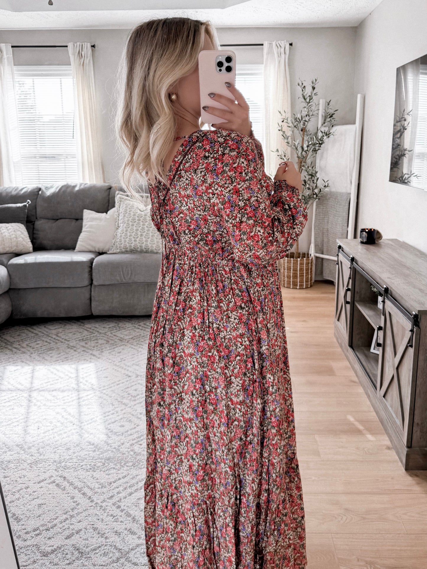 Fall In Love Floral Maxi Dress Final Sale