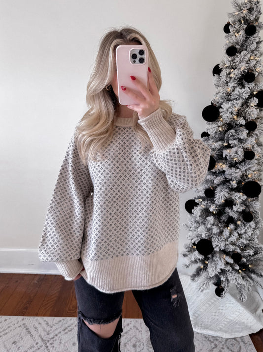 Jordyn Relaxed Knit Sweater