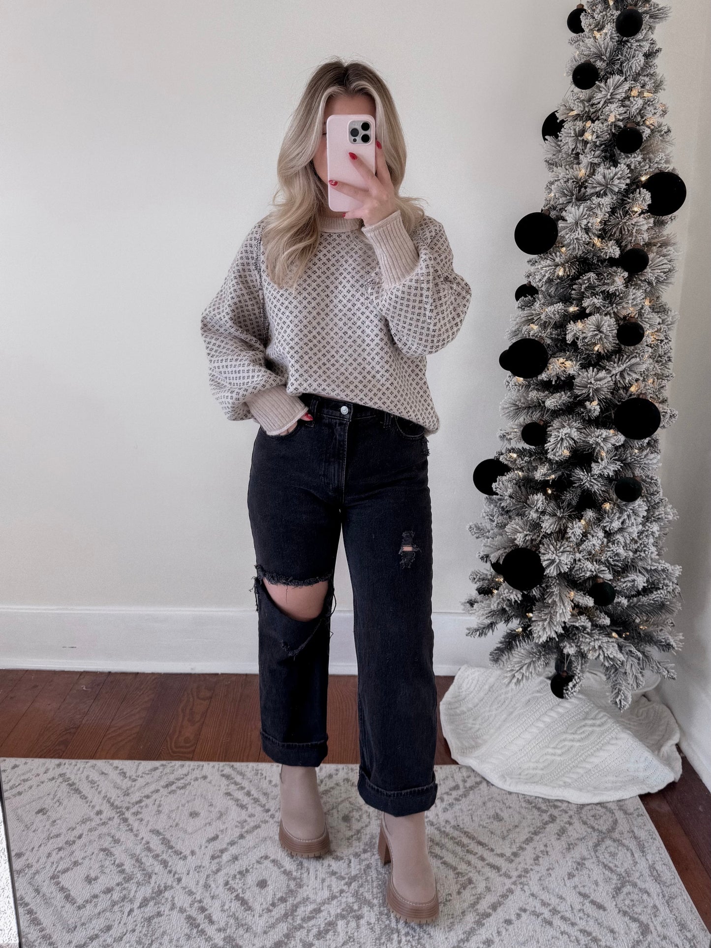 Jordyn Relaxed Knit Sweater