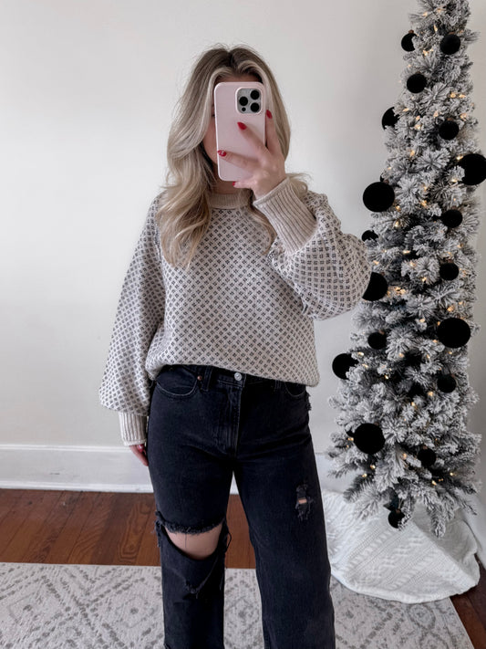 Jordyn Relaxed Knit Sweater