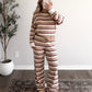 Pink Sugar Cookie Striped Lounge Set