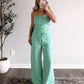 On Repeat Striped Set / Key Lime