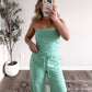 On Repeat Striped Set / Key Lime