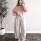 Reset & Repeat Lounge Barrel Pant