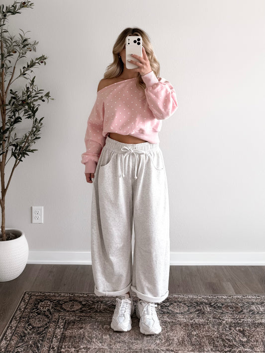 Reset & Repeat Lounge Barrel Pant (Restocking Mid May)