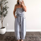 Lounge Line Barrel Jumpsuit (Restocking Mid Aug)