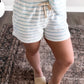Chill Blue Striped Short Set