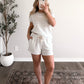 Chill Blue Striped Short Set