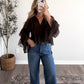 Long Way Home Lace Sheer Top (PREORDER EST SHIP 7.27)