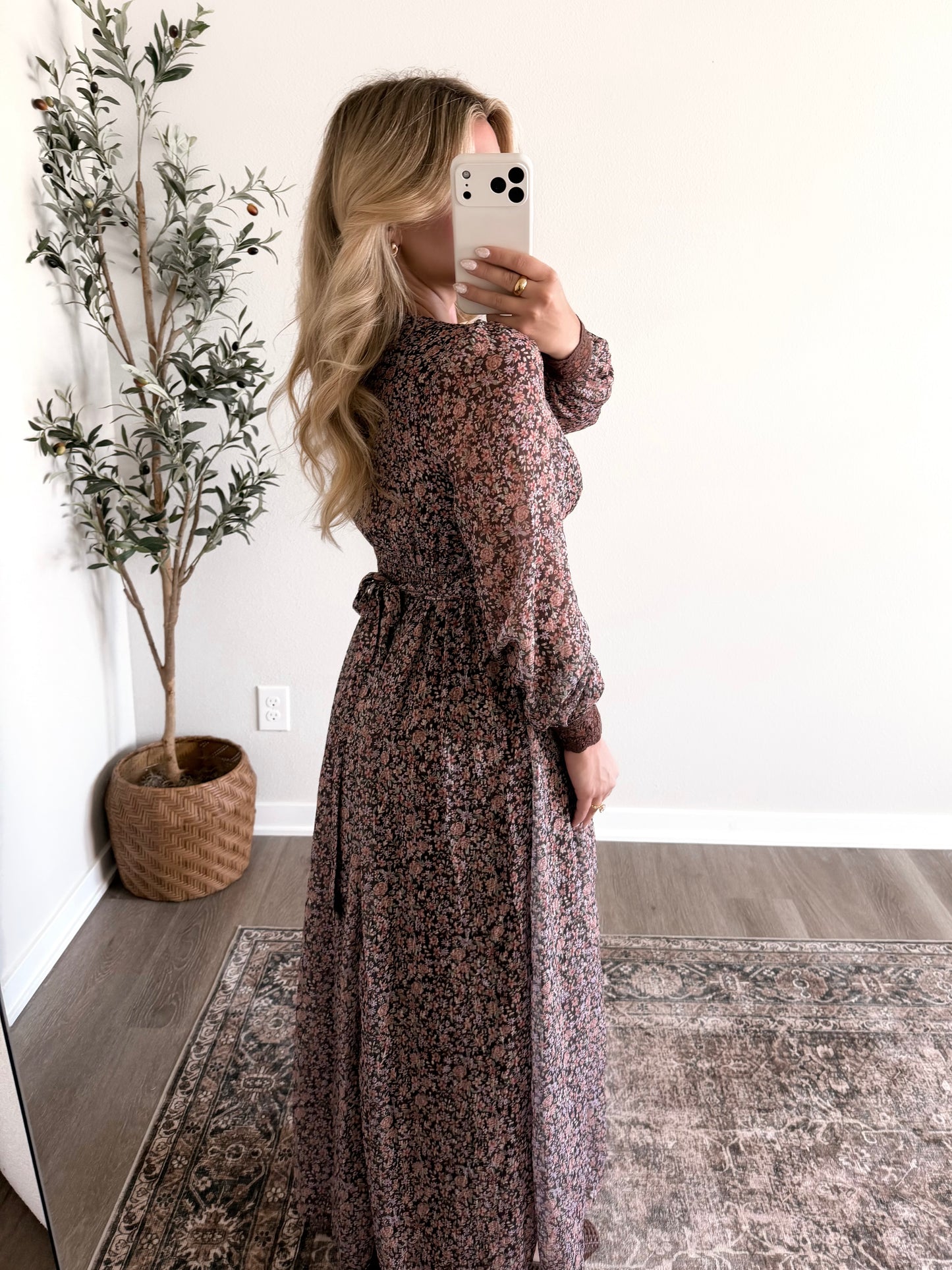 Gather Here Floral Maxi Dress (PREORDER EST SHIP 7.28)