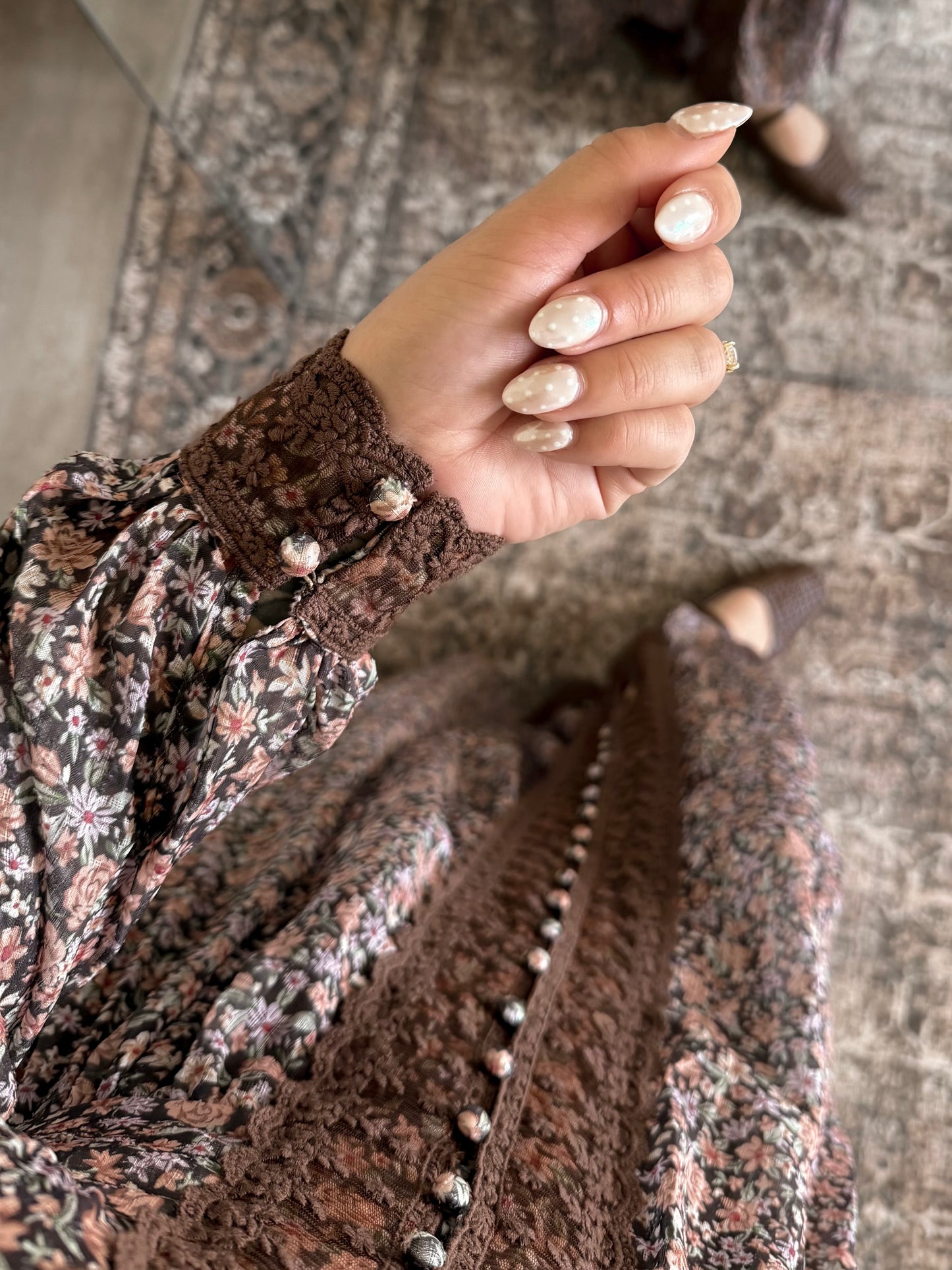 Gather Here Floral Maxi Dress (PREORDER EST SHIP 7.28)