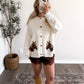 Cedar Satin Lace Shorts / Brown