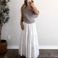 Penelope Plaid Off Shoulder Top