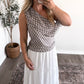 Penelope Plaid Off Shoulder Top