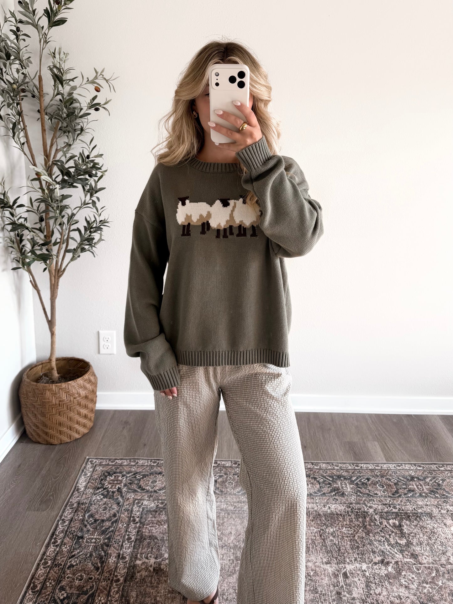 Counting Sheep Knit Sweater (End Of Oct Restock)