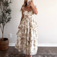 English Countryside Midi Dress / Cream