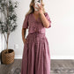 Berry Tart Gingham Skirt Set