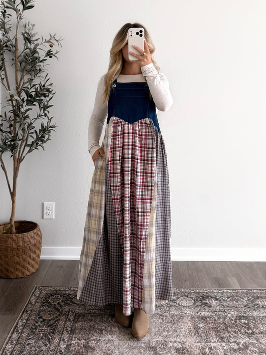 Free Fallin' Overall Maxi Dress