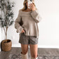Oat Ridge Off Shoulder Sweater