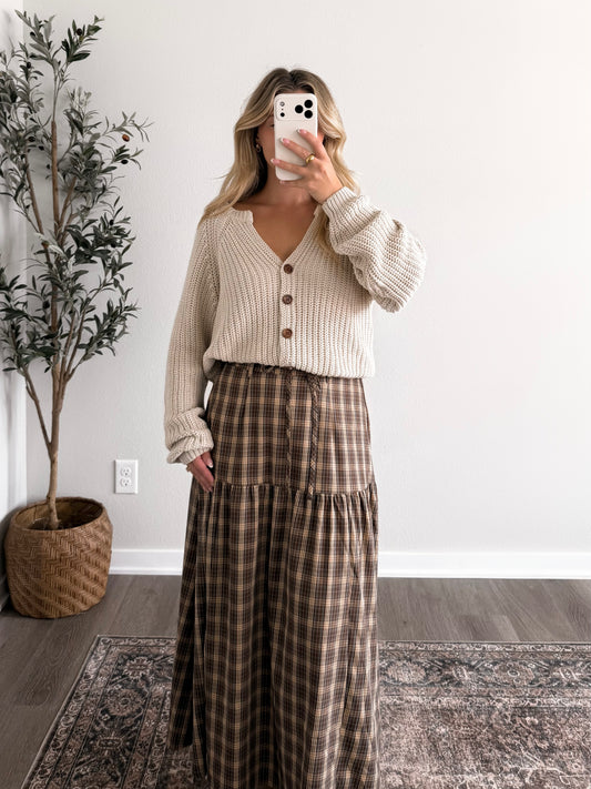 Bookshop Button Knit Cardigan (Restocking 8.24)