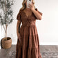 Annie Brown Lace Midi Dress
