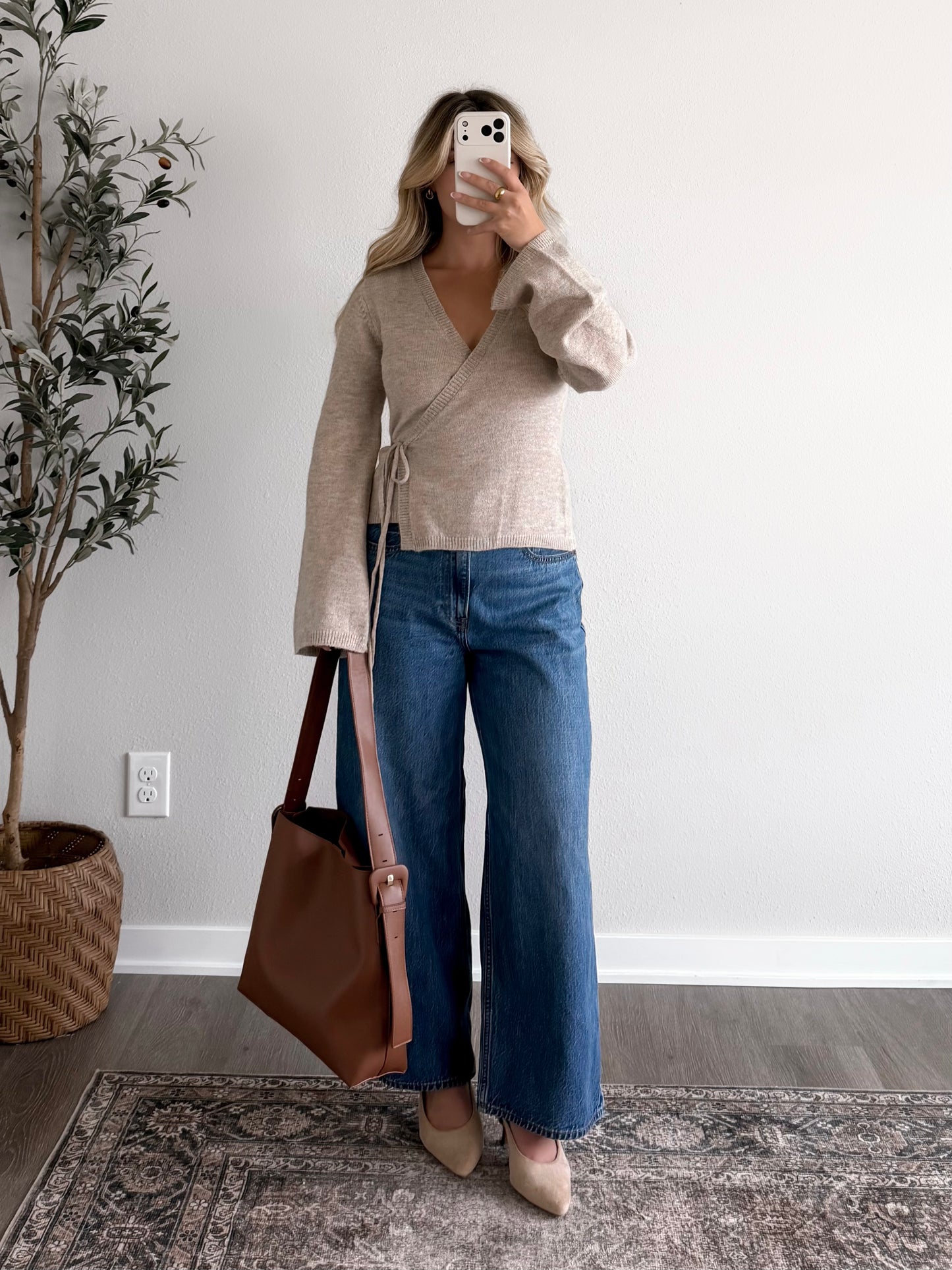 Wrapped Up Knit Sweater (Restocking Early October)
