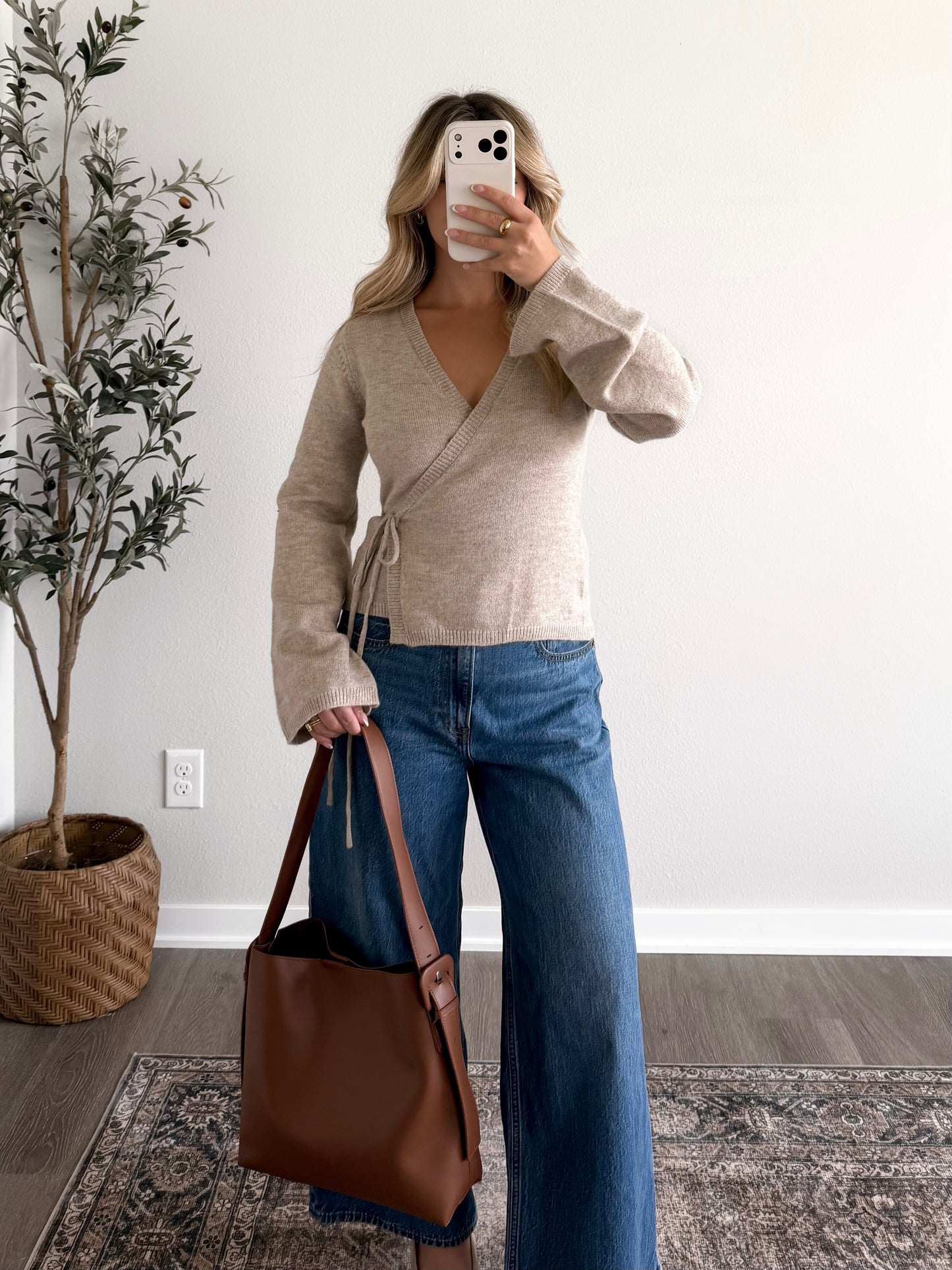 Wrapped Up Knit Sweater (Restocking Early October)