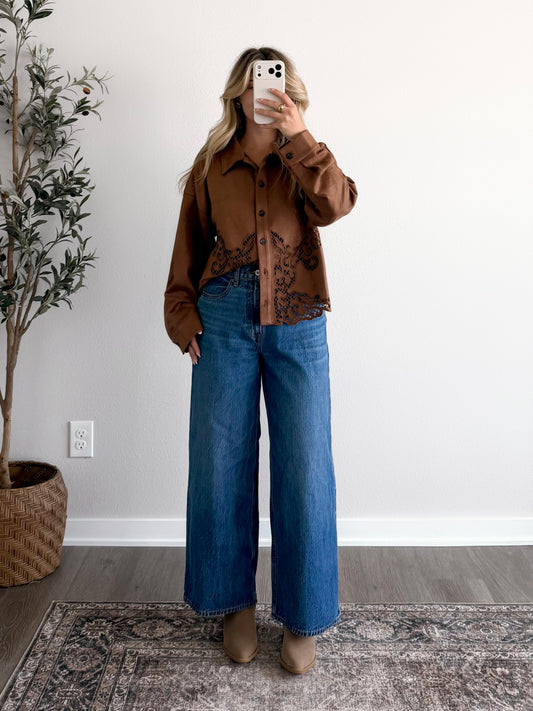 Jackson Hole Suede Shacket