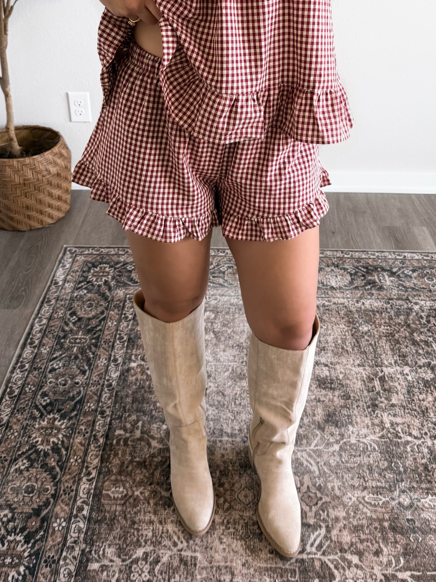 Jam Jar Gingham Short Set