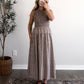 Josie Gingham Midi Dress